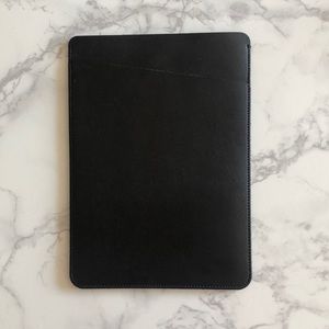 Faux leather ipad mini sleeve